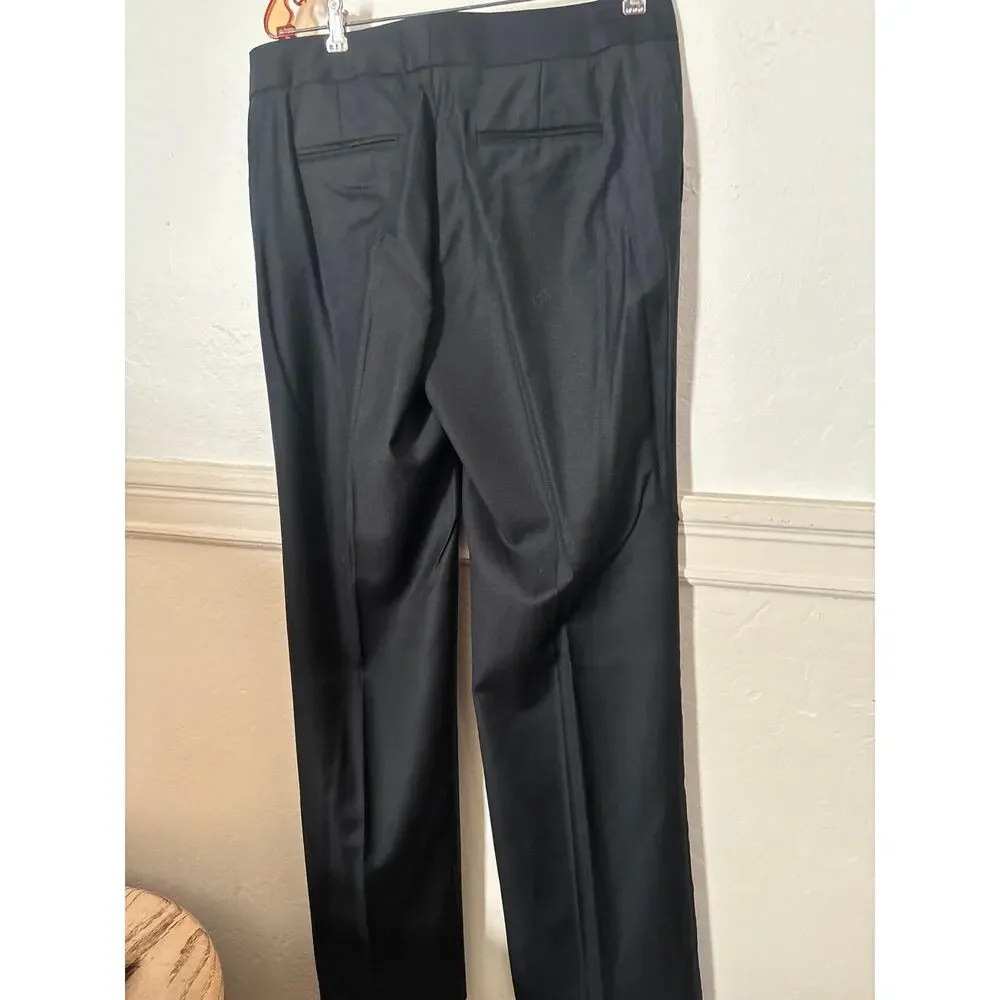 J.Crew Favorite Fit Wool Dress Pants Women’s Size 6 Black Trouser